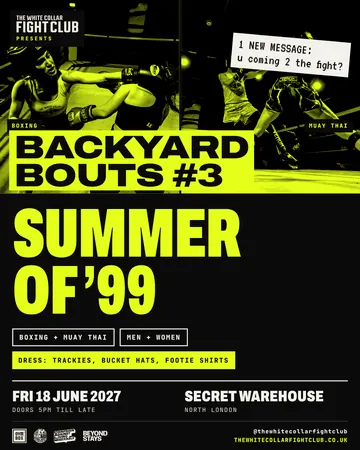 The Backyard Bouts #3: Summer of '99 poster